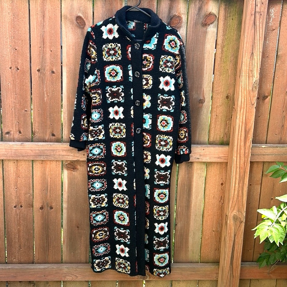 Ornella Paris Crochet Sweater Jacket Size XXL NWT